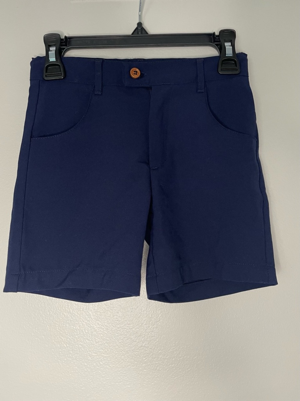 Maniere Boys Navy Blue Dress Shorts
